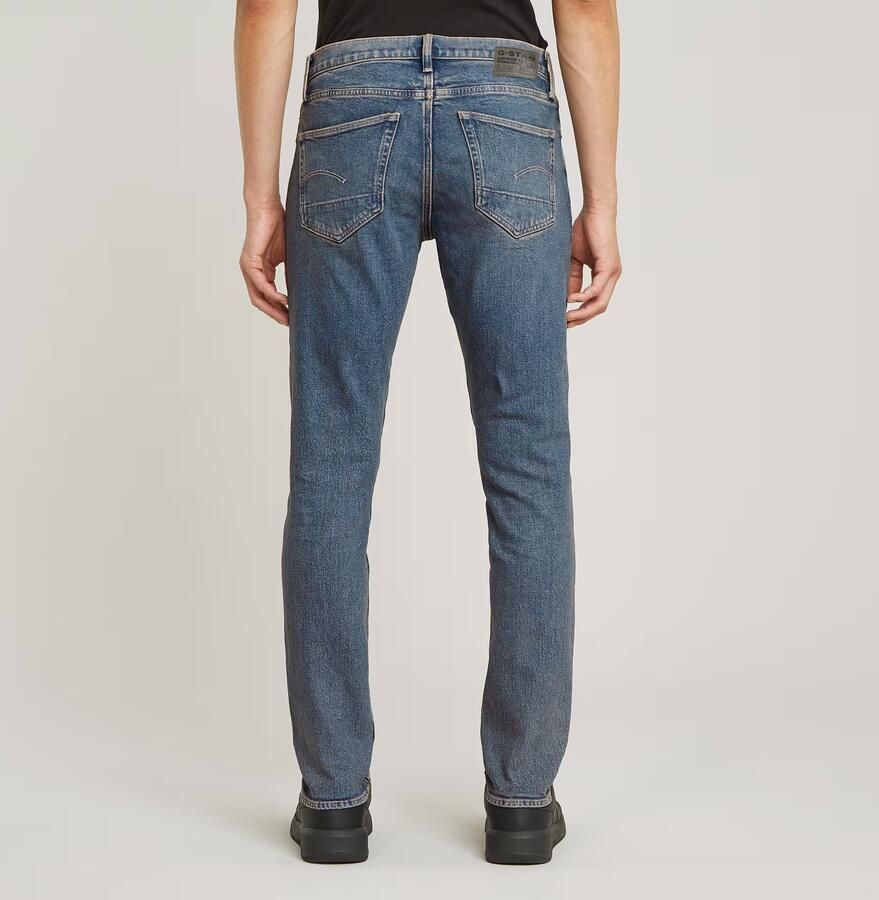 G-Star RAW 3301 Slim Jeans Midden blauw Heren - Foto 4