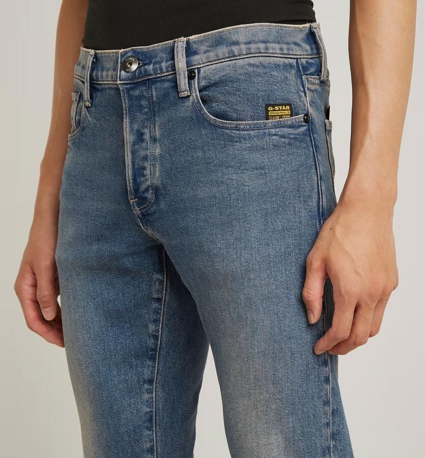 G-Star RAW 3301 Slim Jeans Midden blauw Heren - Foto 5
