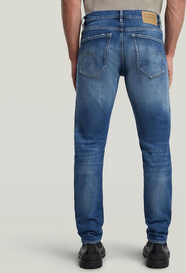 G-Star RAW 3301 Slim Jeans Midden blauw Heren - Foto 7