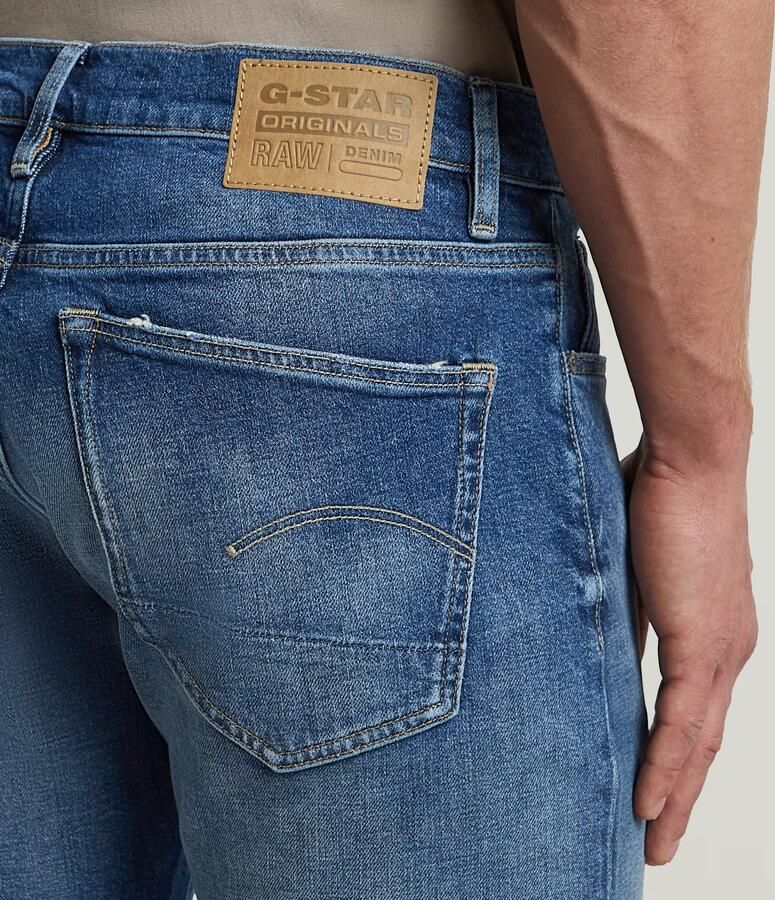 G-Star RAW 3301 Slim Jeans Midden blauw Heren - Foto 5