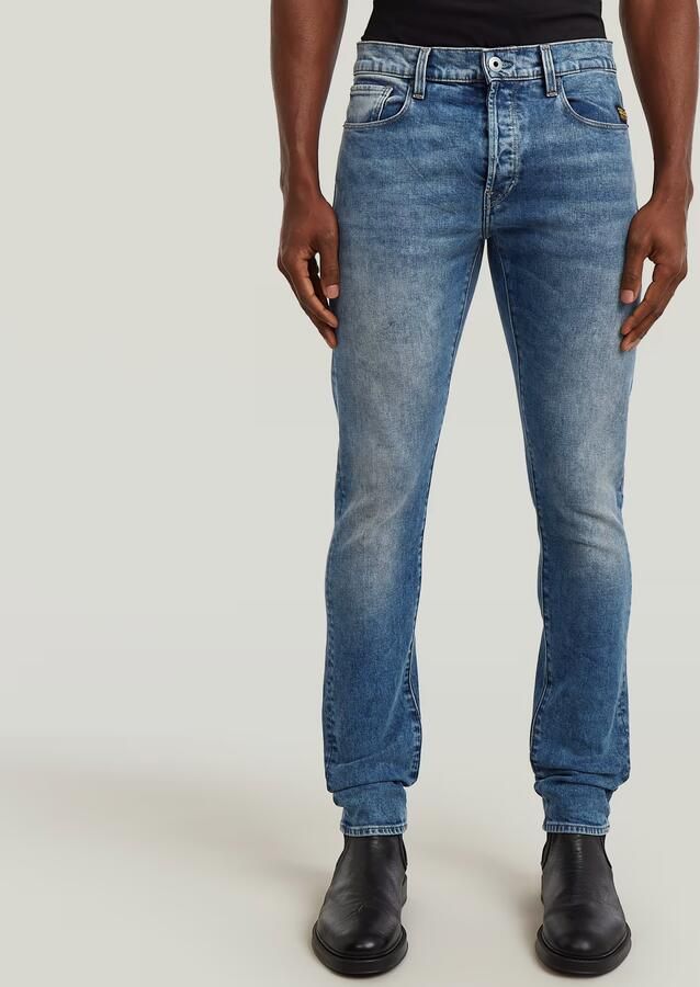 G-Star RAW 3301 Slim Jeans Midden blauw Heren - Foto 7