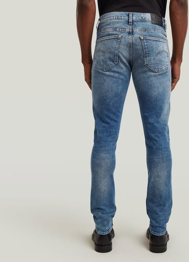 G-Star RAW 3301 Slim Jeans Midden blauw Heren - Foto 5