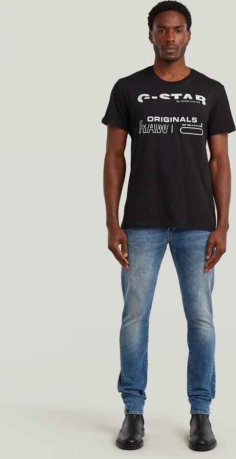 G-Star RAW 3301 Slim Jeans Midden blauw Heren - Foto 6