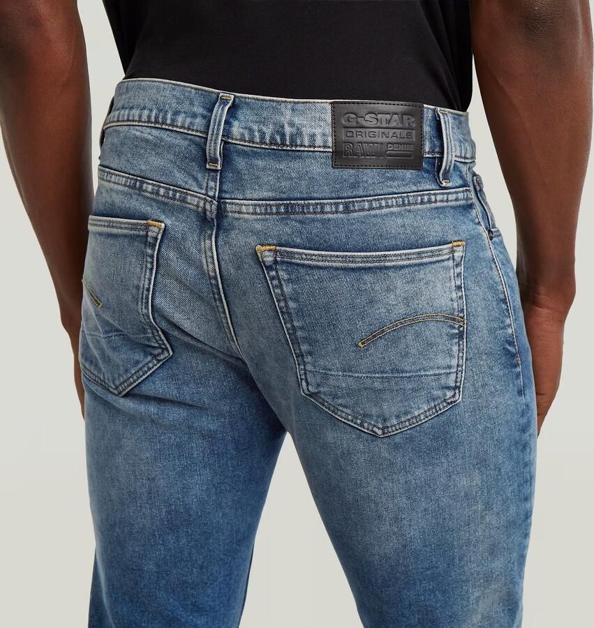 G-Star RAW 3301 Slim Jeans Midden blauw Heren - Foto 2