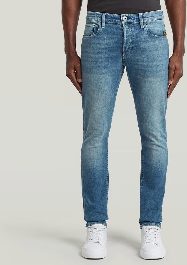 G-Star RAW 3301 Slim Jeans Midden blauw Heren