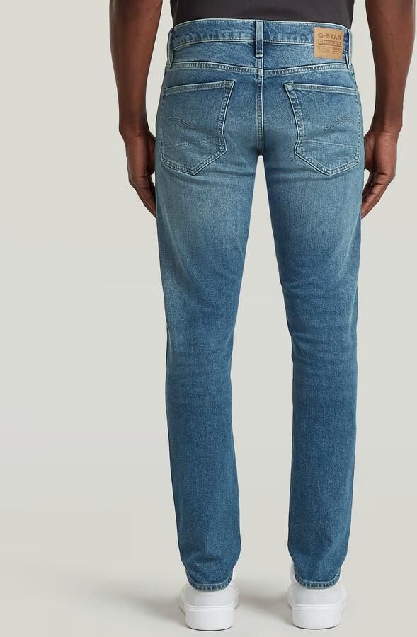 G-Star RAW 3301 Slim Jeans Midden blauw Heren - Foto 5
