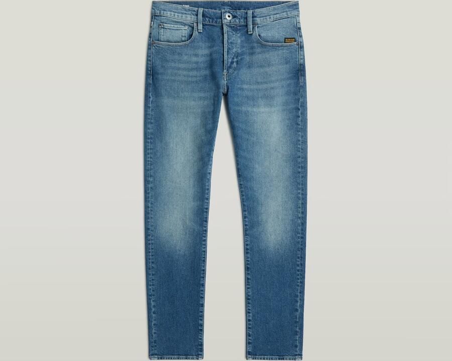 G-Star RAW 3301 Slim Jeans Midden blauw Heren - Foto 4