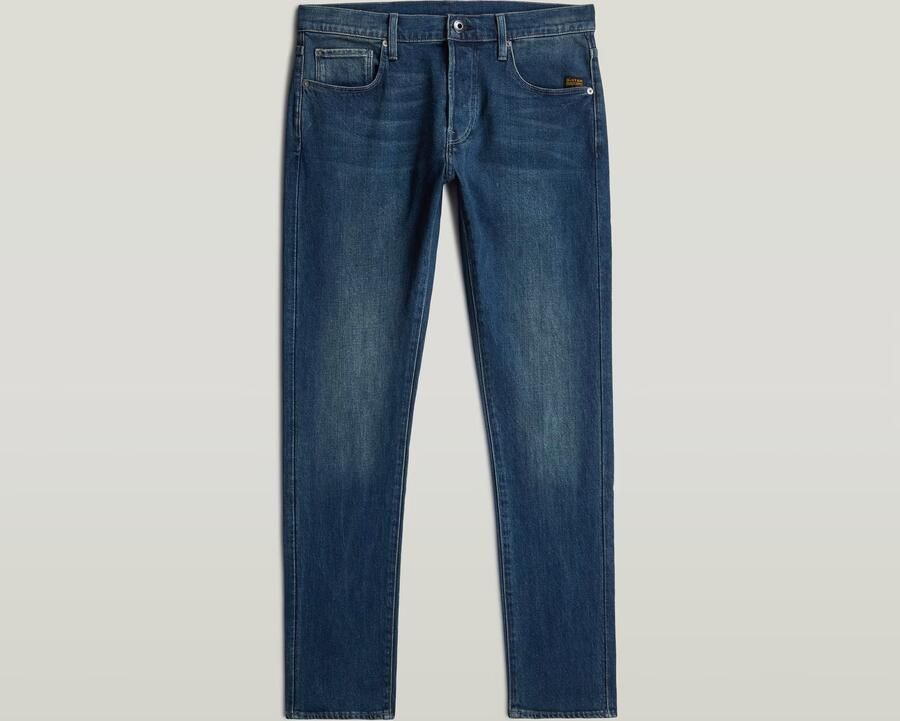 G-Star RAW 3301 Slim Jeans Midden blauw Heren - Foto 4