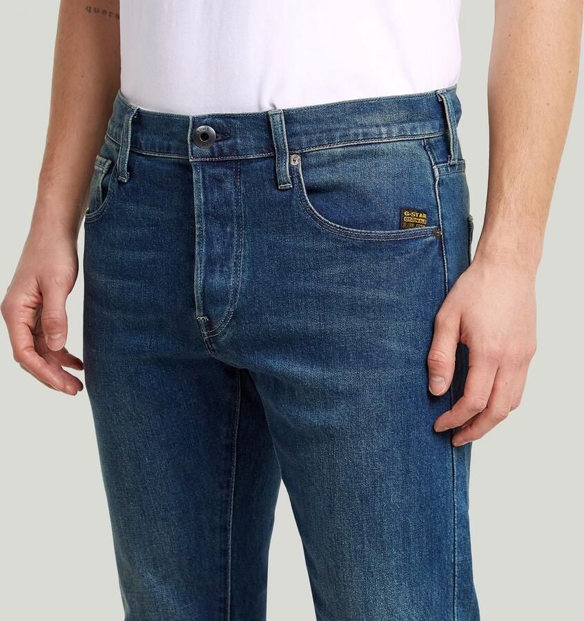 G-Star RAW 3301 Slim Jeans Midden blauw Heren - Foto 3