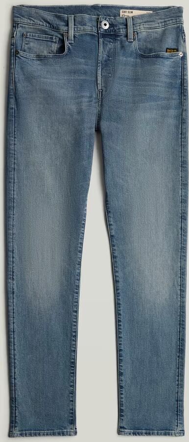 G-Star RAW 3301 Slim Jeans Midden blauw Heren