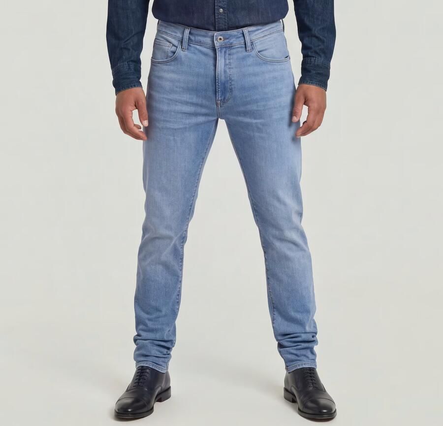 G-Star RAW 3301 Slim Jeans Midden blauw Heren - Foto 5