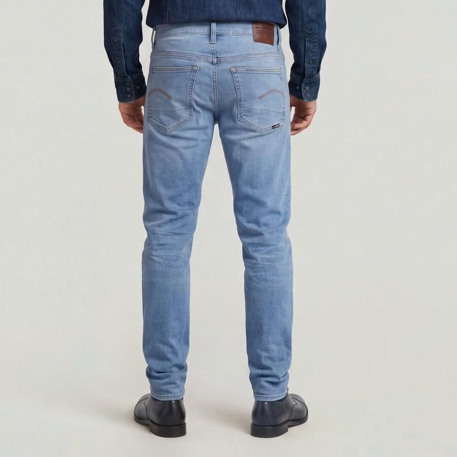G-Star RAW 3301 Slim Jeans Midden blauw Heren - Foto 4