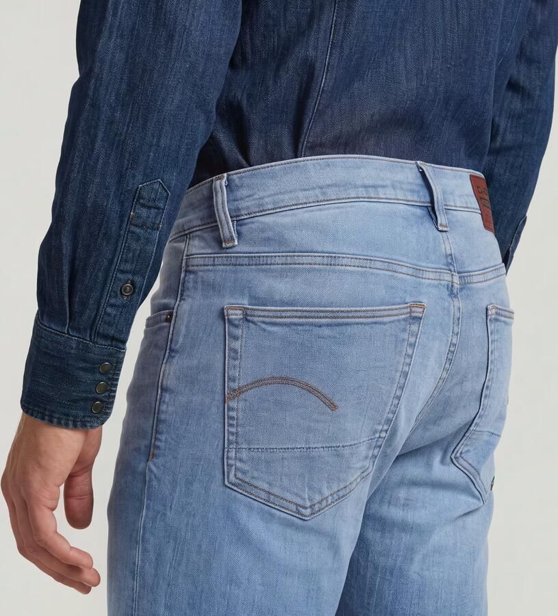 G-Star RAW 3301 Slim Jeans Midden blauw Heren - Foto 7