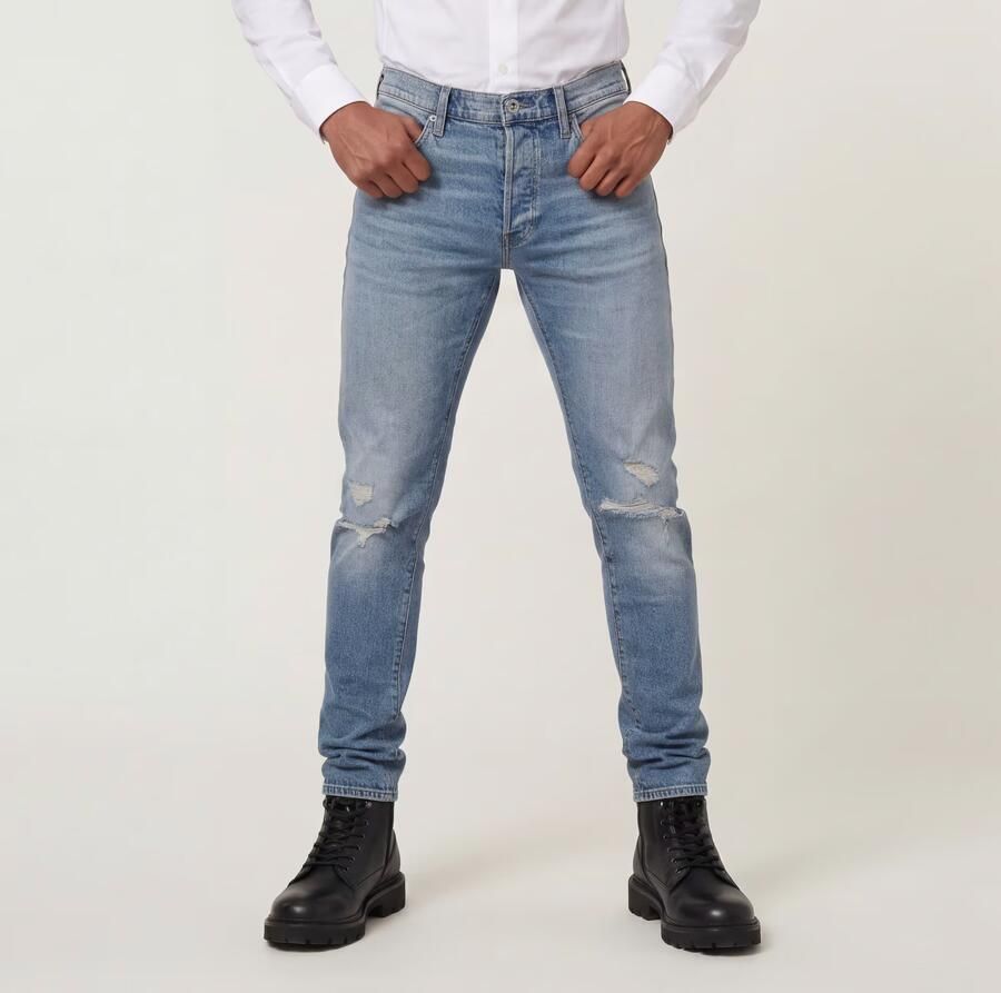 G-Star RAW 3301 Slim Jeans Midden blauw Heren - Foto 8