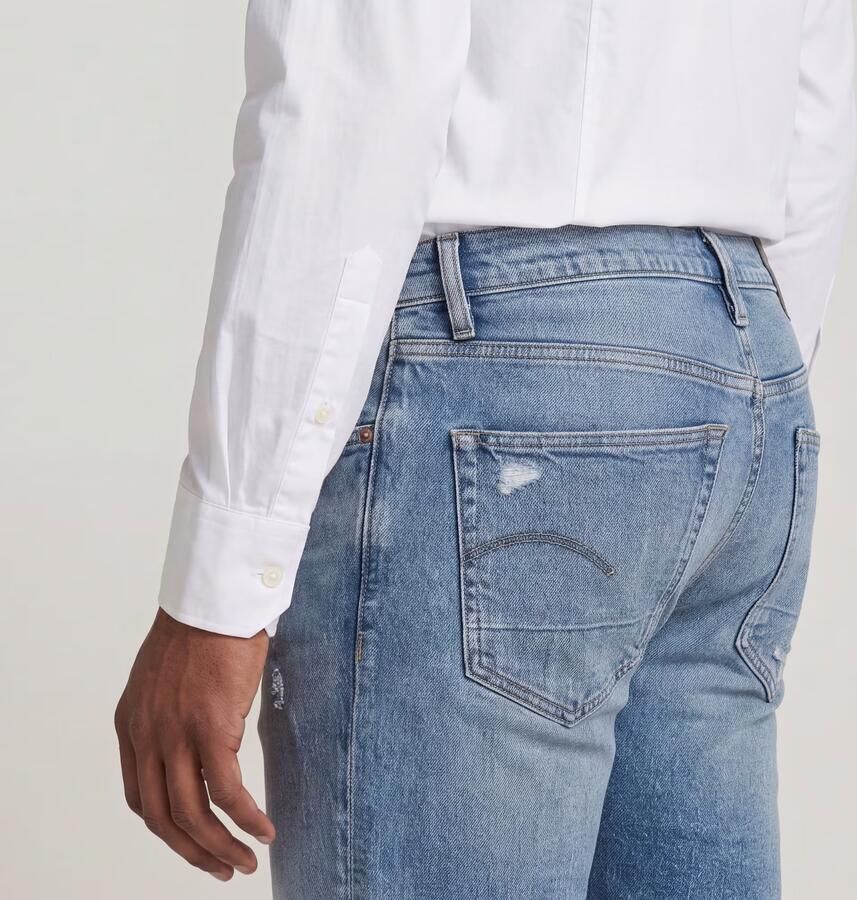 G-Star RAW 3301 Slim Jeans Midden blauw Heren - Foto 10