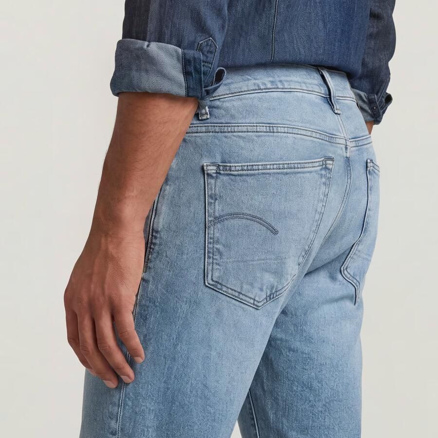G-Star RAW 3301 Slim Jeans Midden blauw Heren - Foto 3