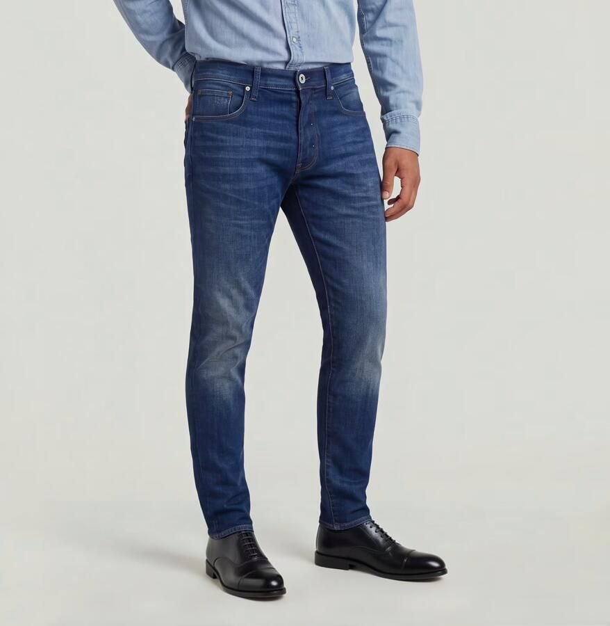 G-Star 3301 Slim Jeans Schoonste Stijl in Denim Assortiment Blauw Heren - Foto 16