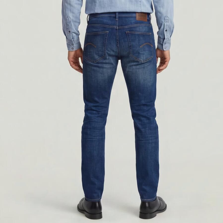 G-Star 3301 Slim Jeans Schoonste Stijl in Denim Assortiment Blauw Heren - Foto 18