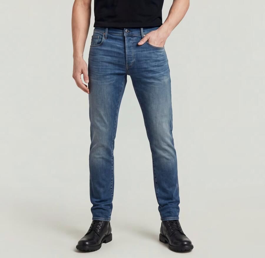 G-Star 3301 Slim Jeans Schoonste Stijl in Denim Assortiment Blauw Heren - Foto 17