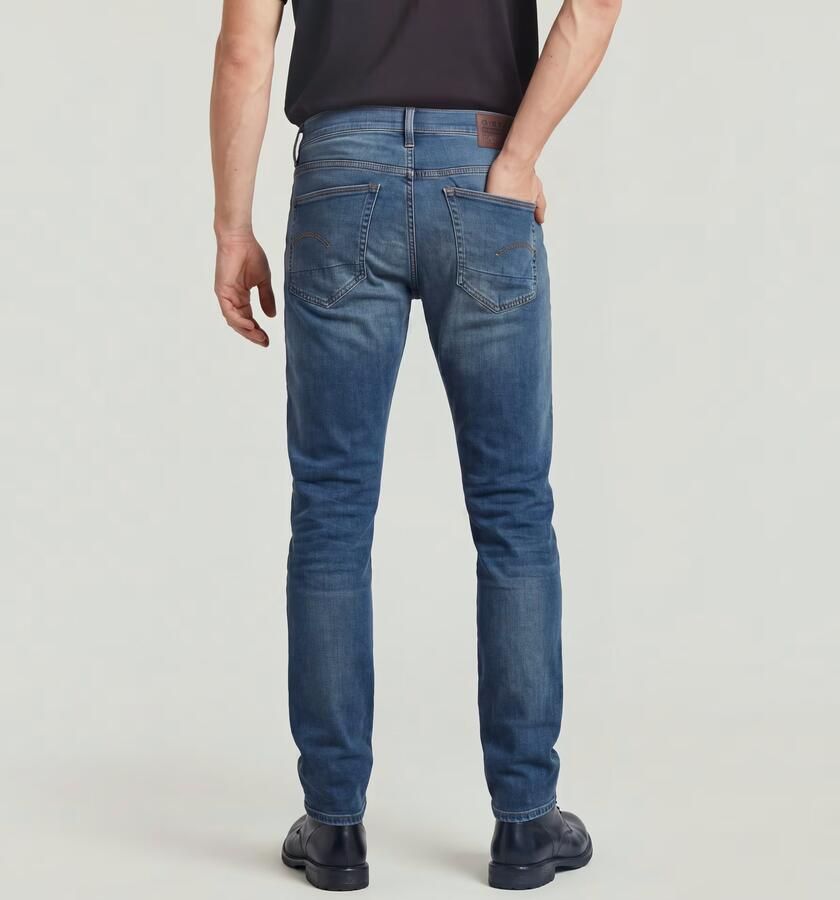 G-Star 3301 Slim Jeans Schoonste Stijl in Denim Assortiment Blauw Heren - Foto 18