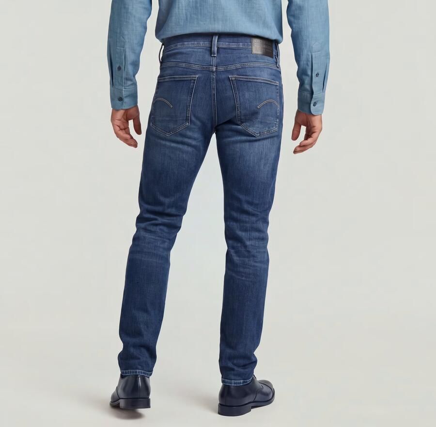 G-Star RAW Slim fit jeans 3301 Slim met mooie wassing en elastaan - Foto 16
