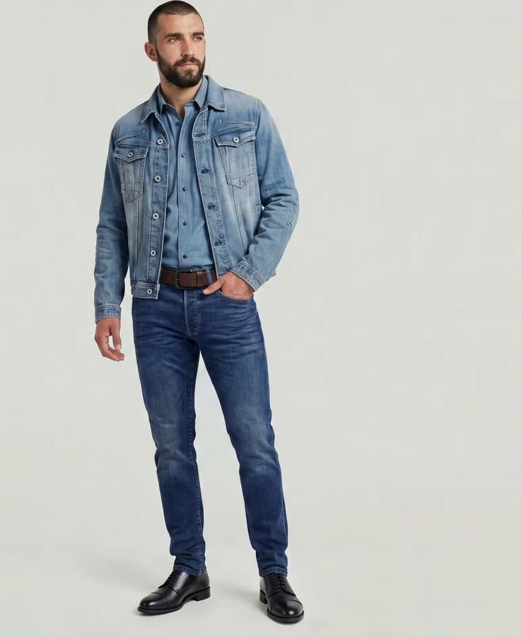 G-Star RAW Slim fit jeans 3301 Slim met mooie wassing en elastaan - Foto 17
