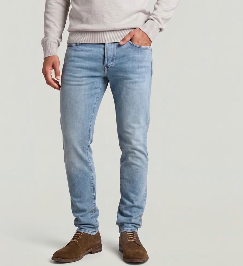 G-Star RAW 3301 Slim Jeans Midden blauw Heren - Foto 4