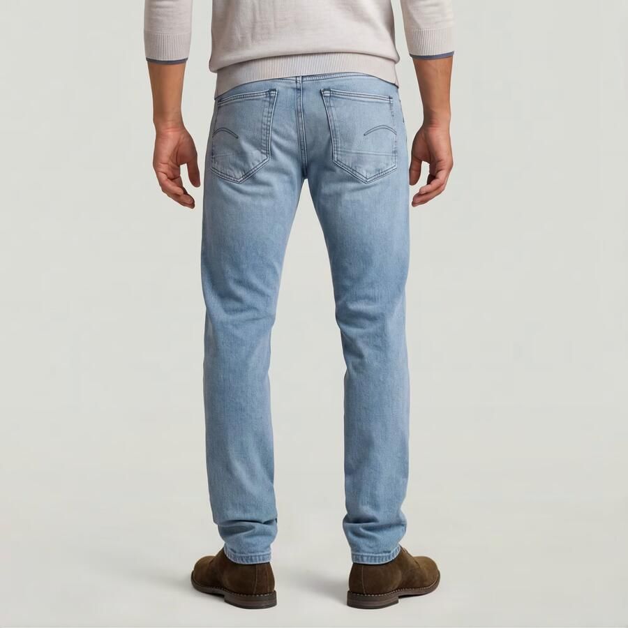 G-Star RAW 3301 Slim Jeans Midden blauw Heren - Foto 3