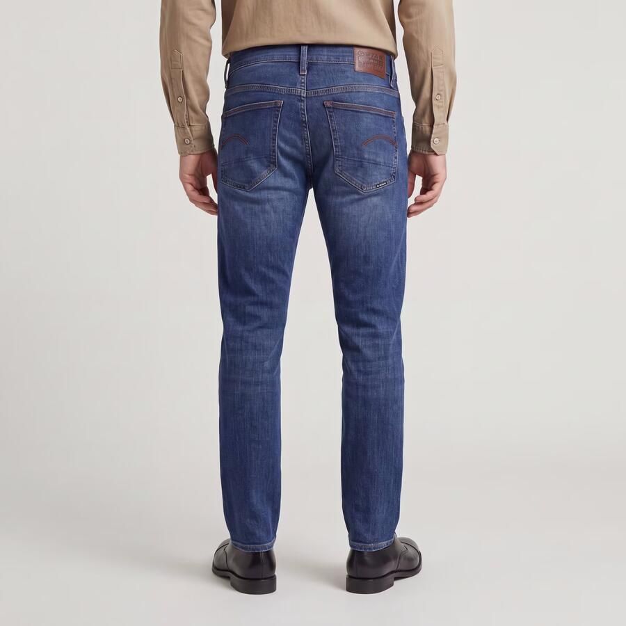 G-Star RAW 3301 Slim Jeans Midden blauw Heren - Foto 3