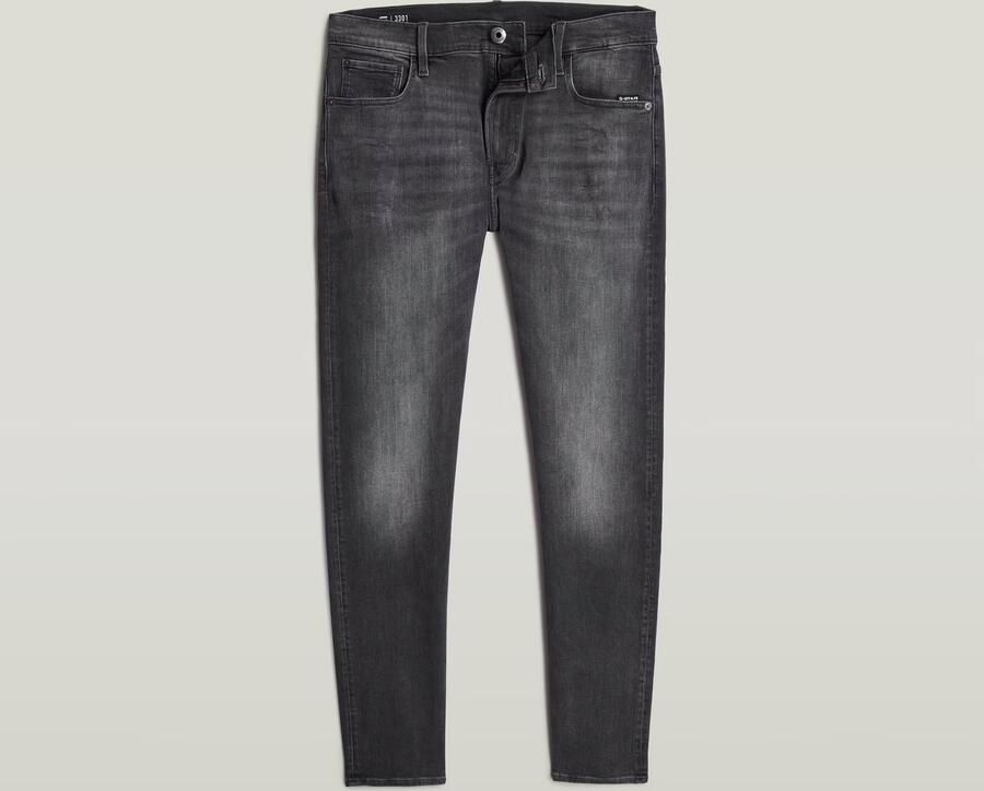 G-Star RAW 3301 Slim Jeans Zwart Heren - Foto 4