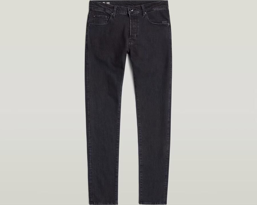 G-Star RAW 3301 Slim Jeans Zwart Heren - Foto 4