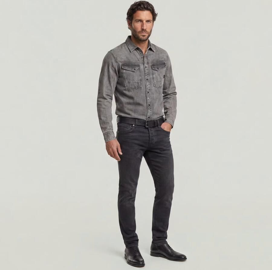 G-Star RAW Slim fit jeans 3301 Slim met mooie wassing en elastaan - Foto 13