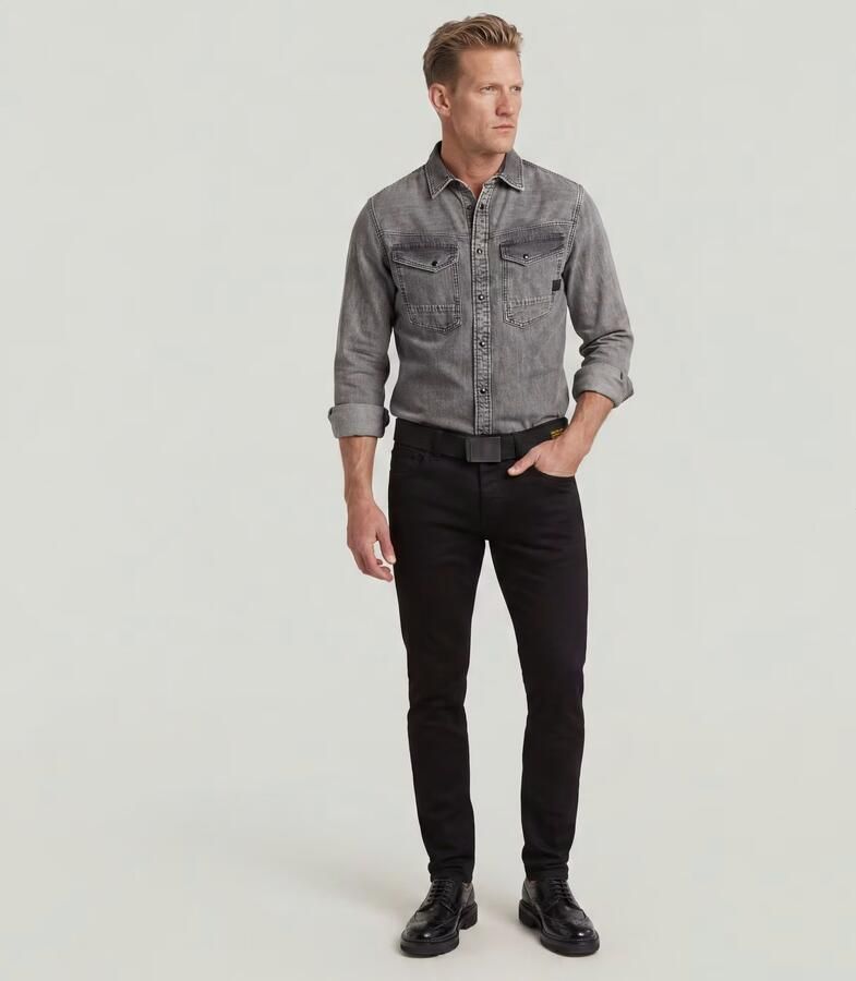 G-Star RAW Slim fit jeans 3301 Slim met mooie wassing en elastaan - Foto 12