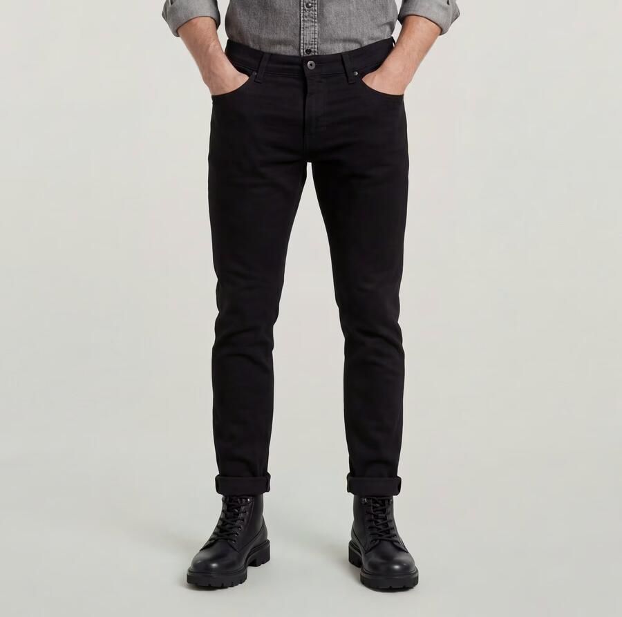 G-Star RAW 3301 Slim Jeans Zwart Heren - Foto 5