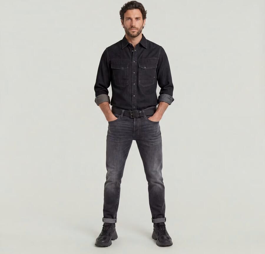 G-Star RAW Slim fit jeans 3301 Slim met mooie wassing en elastaan - Foto 13