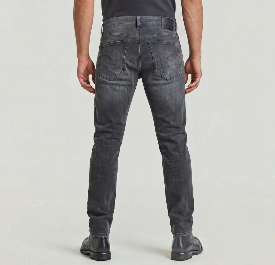 G-Star RAW 3301 Slim Jeans Zwart Heren - Foto 4