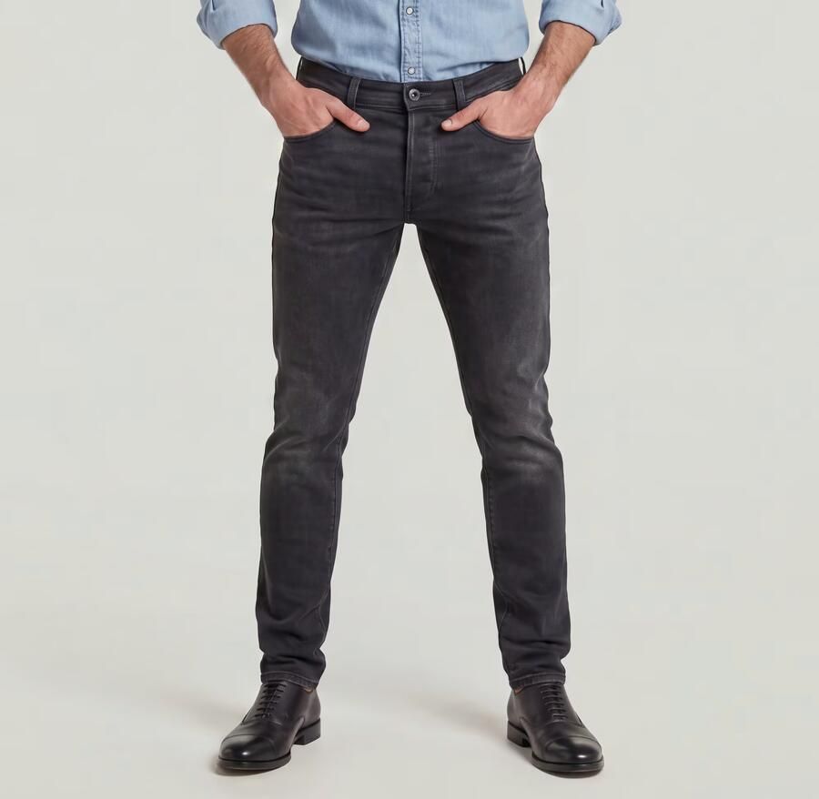 G-Star RAW Slim fit jeans 3301 Slim met mooie wassing en elastaan - Foto 14