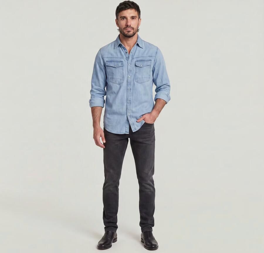G-Star RAW Slim fit jeans 3301 Slim met mooie wassing en elastaan - Foto 17