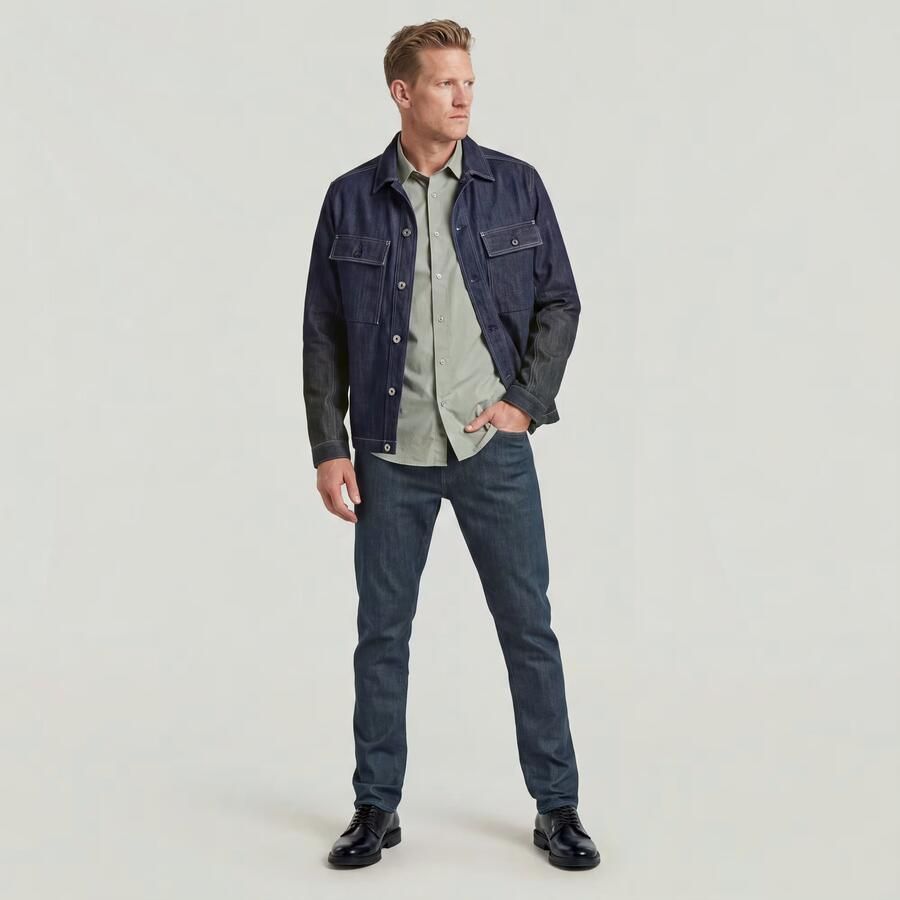 G-Star RAW 3301 Slim Neo Raw Jeans Donkerblauw Heren - Foto 3