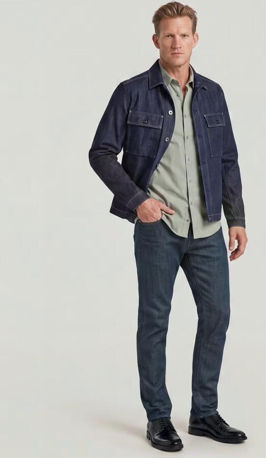 G-Star RAW 3301 Slim Neo Raw Jeans Donkerblauw Heren - Foto 7