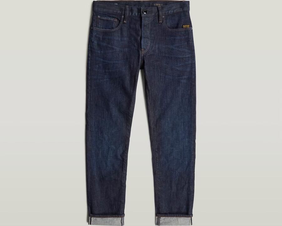 G-Star RAW 3301 Slim Selvedge Jeans Donkerblauw Heren - Foto 3