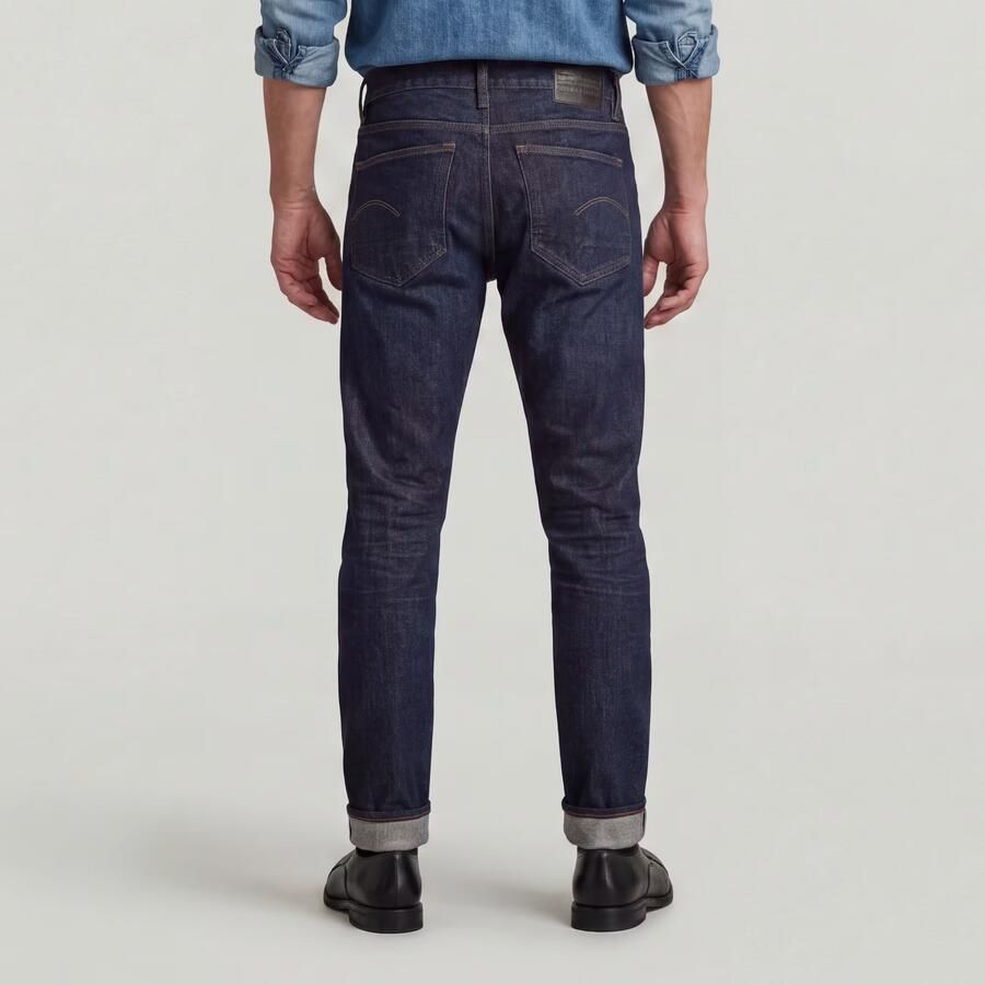 G-Star RAW 3301 Slim Selvedge Jeans Donkerblauw Heren - Foto 2