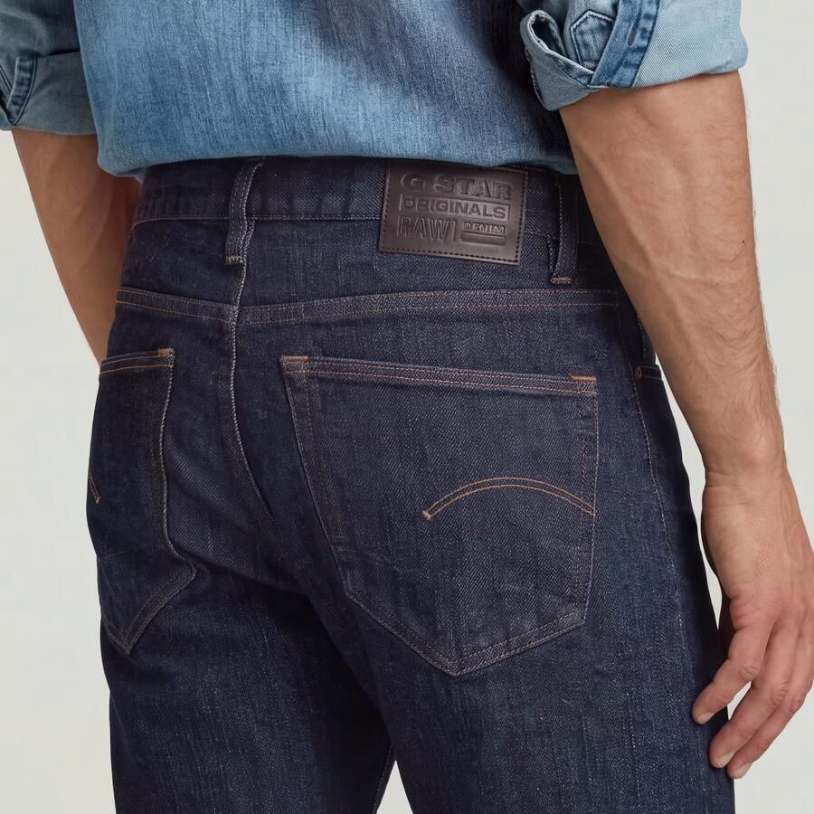 G-Star RAW 3301 Slim Selvedge Jeans Donkerblauw Heren - Foto 3