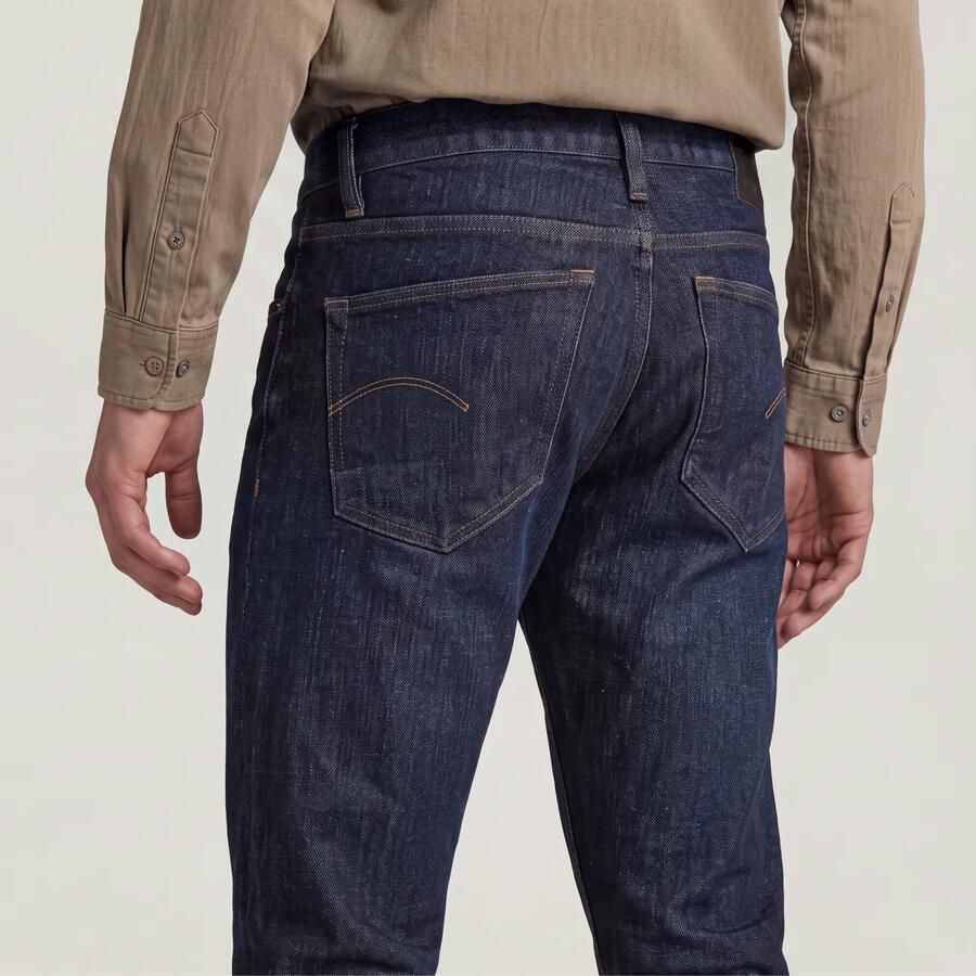 G-Star RAW 3301 Slim Selvedge Jeans Donkerblauw Heren - Foto 2
