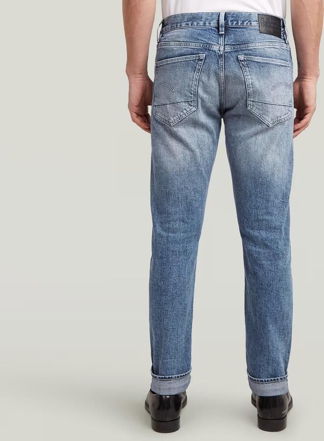G-Star RAW 3301 Slim Selvedge Jeans Lichtblauw Heren - Foto 4