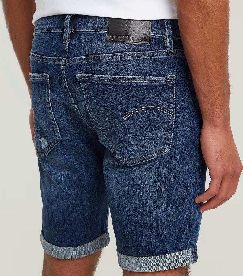 G-Star RAW 3301 Slim Short Donkerblauw Heren - Foto 3