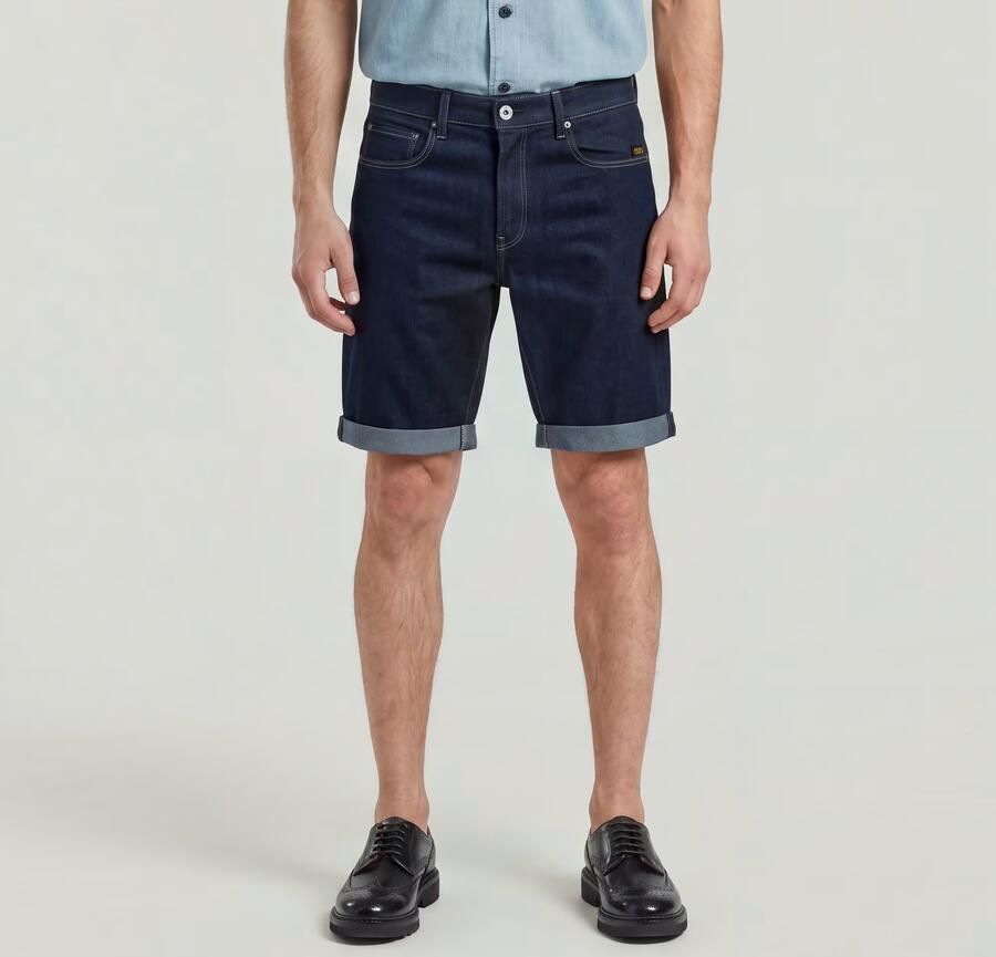 G-Star RAW 3301 Slim Short Donkerblauw Heren - Foto 2
