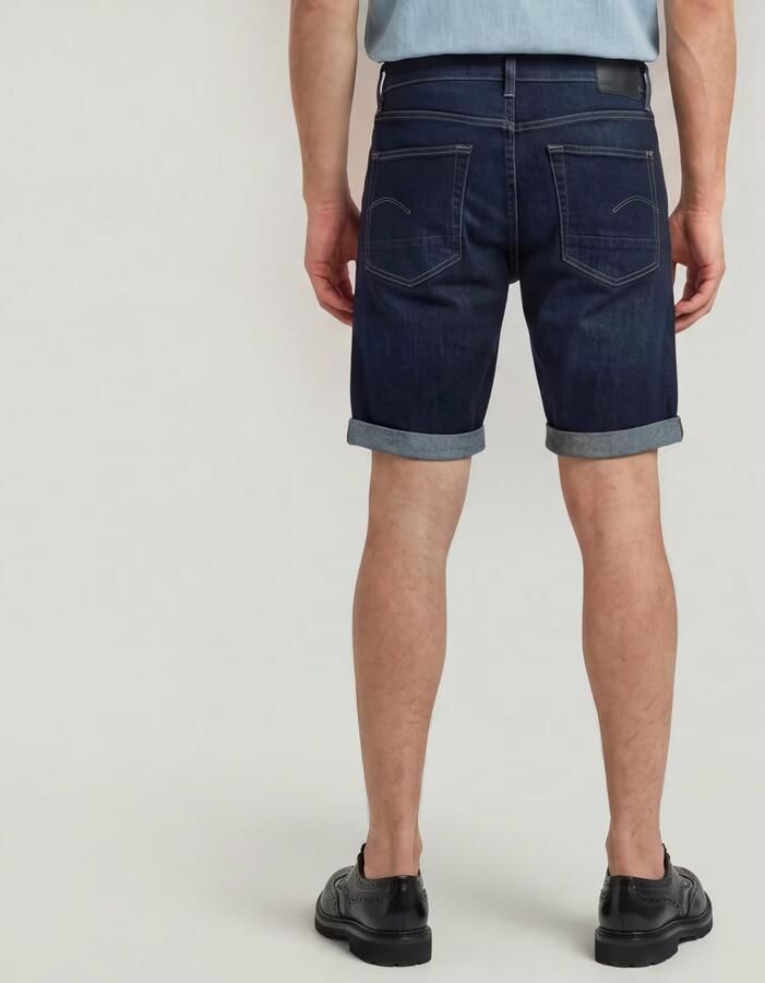 G-Star RAW 3301 Slim Short Donkerblauw Heren - Foto 4