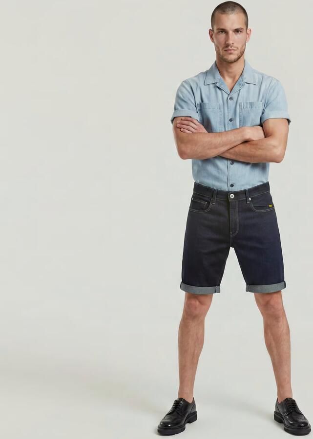 G-Star RAW 3301 Slim Short Donkerblauw Heren - Foto 5