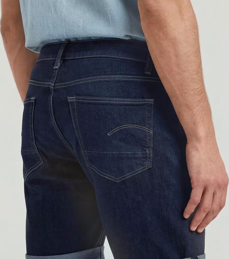 G-Star RAW 3301 Slim Short Donkerblauw Heren - Foto 3